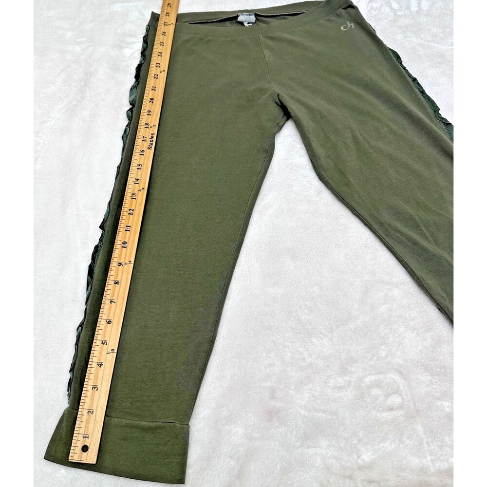 DEHA 2 Pair Leggings Pants Sz S & M Olive Navy Stretch Activewear - Picture 4 of 16